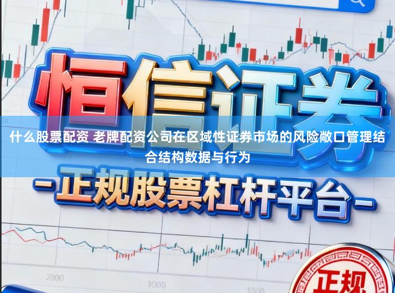 什么股票配资 老牌配资公司在区域性证券市场的风险敞口管理结合结构数据与行为
