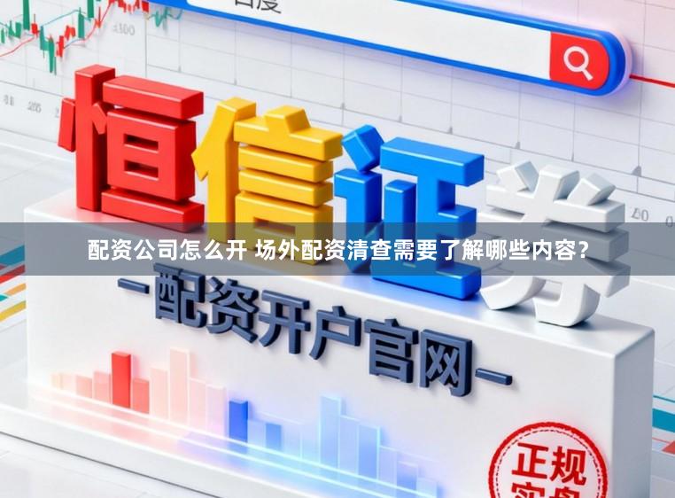 配资公司怎么开 场外配资清查需要了解哪些内容？